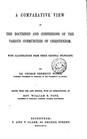 Tapa de A comparative view of the doctrines and self confessions of the various communities of Christendom