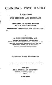 Tapa de Clinical psychiatry