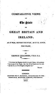 Tapa de Comparative views of the state of Great Britain and Ireland
