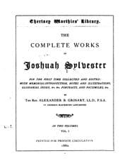 Tapa de The complete works of Joshuah Sylvester
