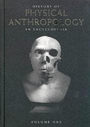 Tapa de History of Physical Anthropology