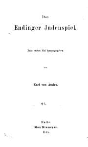 Tapa de Das Endinger Judenspiel