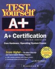 Tapa de Test Yourself A+ Certification