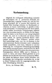 Tapa de Der patentschutz mit besonderer berüchsichtigung der schweizerischen gesetzgebung