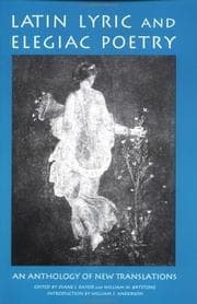 Tapa de Latin Lyric and Elegiac Poetry