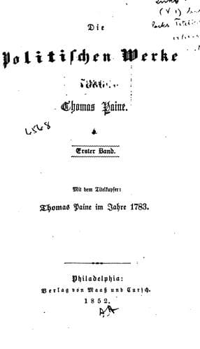 Tapa de Die politischen werke