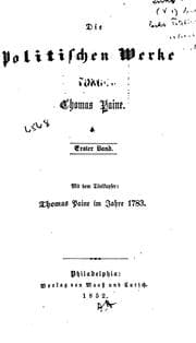 Tapa de Die politischen werke