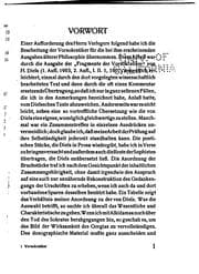 Tapa de Die vorsokratiker in auswahl übersetz und herausgegeben