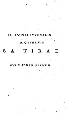 Tapa de D. Ivnii Ivvenalis ..