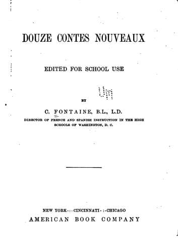 Tapa de Douze contes nouveaux