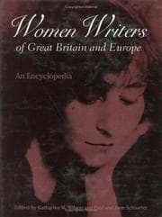 Tapa de Women writers of Great Britain and Europe