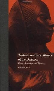Tapa de Writings on Black women of the diaspora