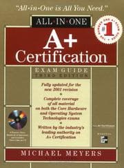 Tapa de All-in-one A+ certification exam guide