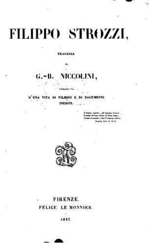 Tapa de Filippo Strozzi