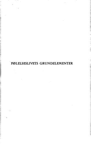Tapa de Følelseslivets grundelementer