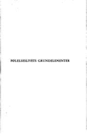 Tapa de Følelseslivets grundelementer