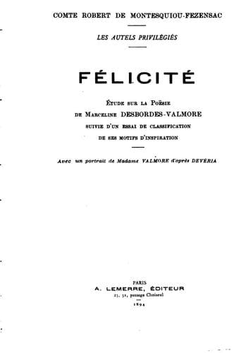 Tapa de Félicité