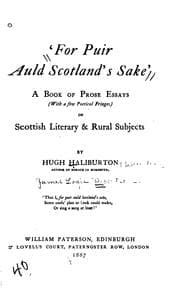 Tapa de 'For puir auld Scotland's sake'