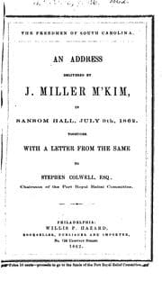 Tapa de The freedmen of South Carolina