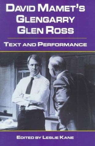 Tapa de David Mamet's Glengarry Glen Ross