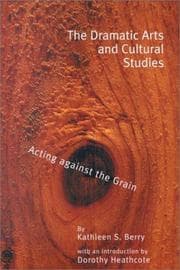 Tapa de The Dramatic Arts and Cultural Studies