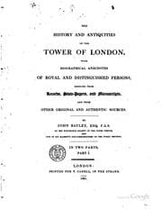 Tapa de The history and antiquities of the Tower of London