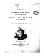 Tapa de The History of English Dramatic Poetry to the Time of Shakespeare; and Annals of the Stage to the Restoration