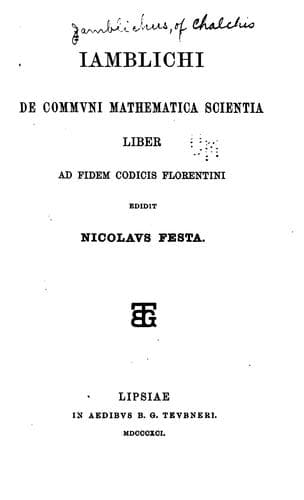 Tapa de De commvni mathematica scientia liber