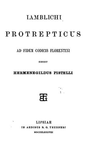 Tapa de Protrepticus