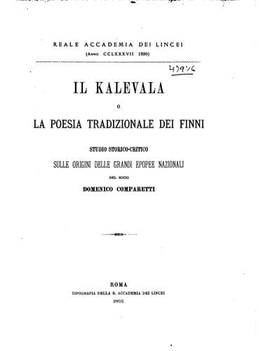 Tapa de Il Kalevala