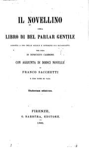 Tapa de Il novellino