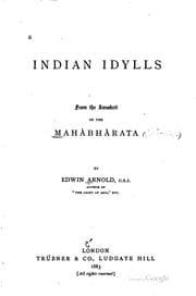 Tapa de Indian idylls from the Sanskrit of the Maha bha rya