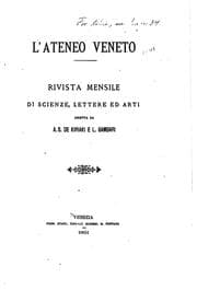 Tapa de Intorno ai due primi canti dell'Inferno di Dante e più parti-colarmente intorno al verso