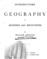Tapa de Introductory geography in readings and recitations