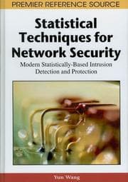 Tapa de Statistical techniques for network security