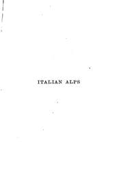 Tapa de Italian Alps: sketches in the mountains of Ticino, Lombardy