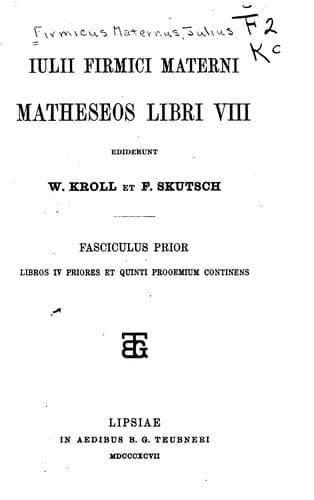 Tapa de Mathescos libri VIII