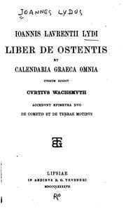 Tapa de Liber de ostentis et calendaria graeca omnia