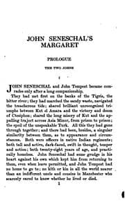Tapa de John Seneschal's Margaret