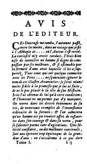 Tapa de Memoires et avantures d'un homme de qualite qui s'est retire du monde