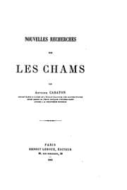 Tapa de Nouvelles recherches sur les Chams