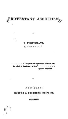 Tapa de Protestant Jesuitism