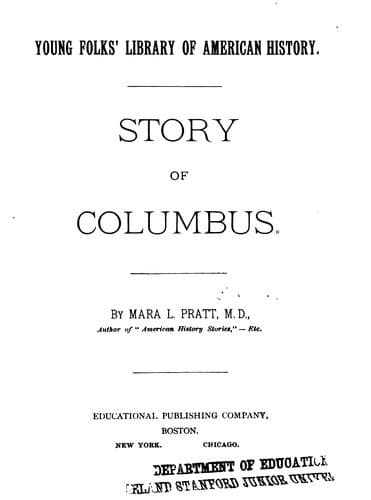 Tapa de Columbus and De Soto.