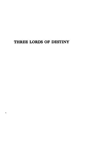 Tapa de Three lords of destiny
