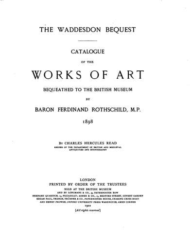 Tapa de The Waddesdon bequest