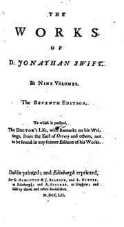Tapa de The works of D. Jonathan Swift ..