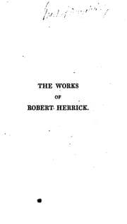Tapa de The works of Robert Herrick