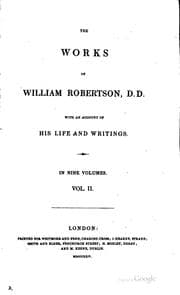 Tapa de The works of William Robertson, D.D