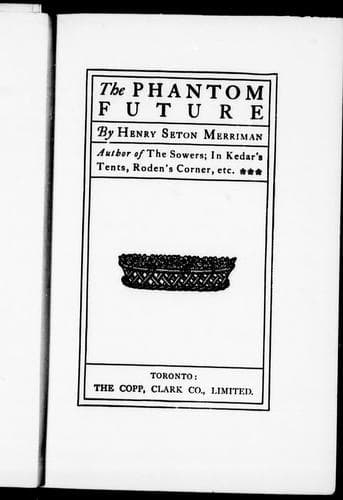Tapa de The phantom future