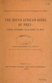 Tapa de The South African birds of prey